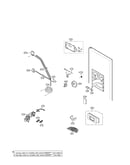 Ice and water and dispenser parts