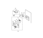 Kenmore 79571022011 dispenser parts diagram