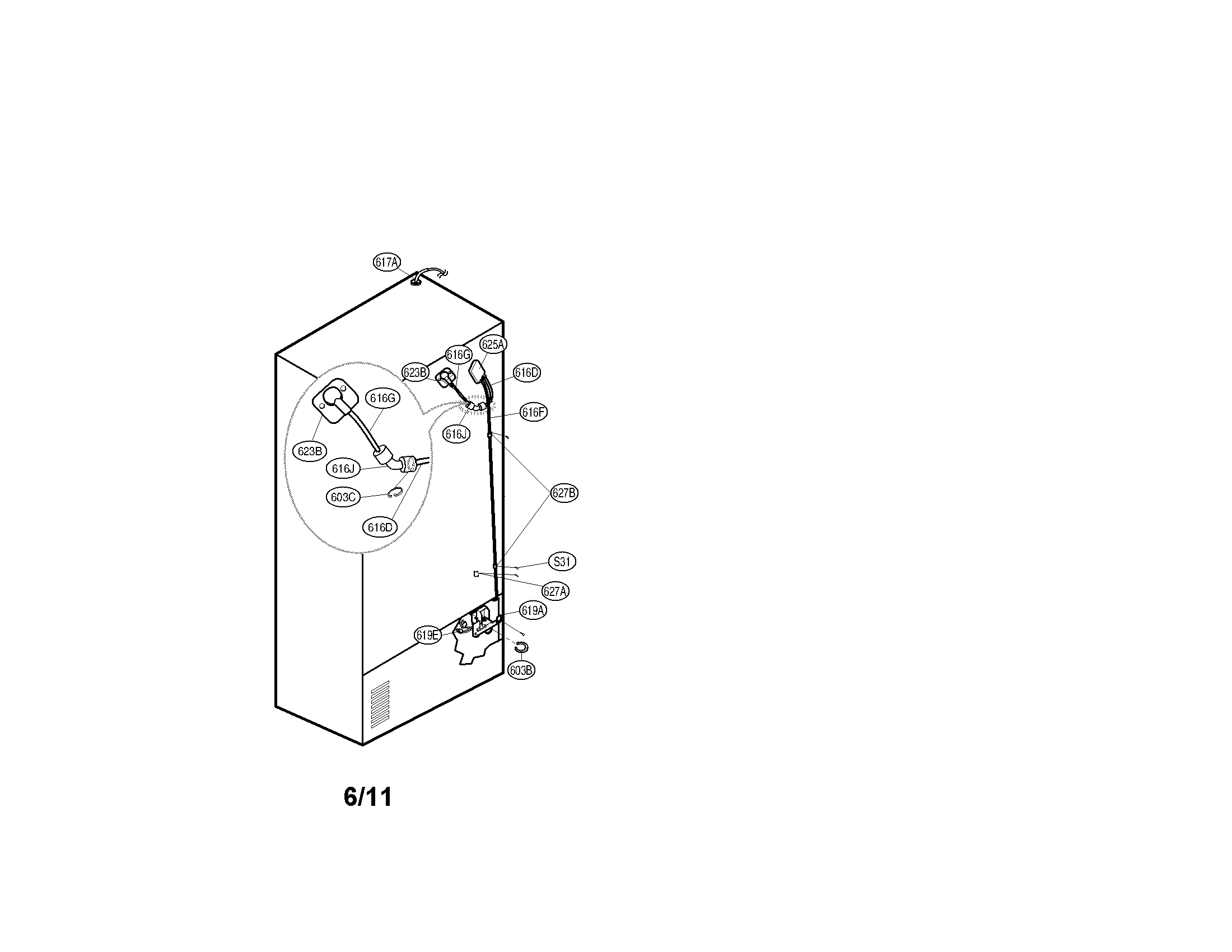 VALVE AND WATER TUBE PARTS