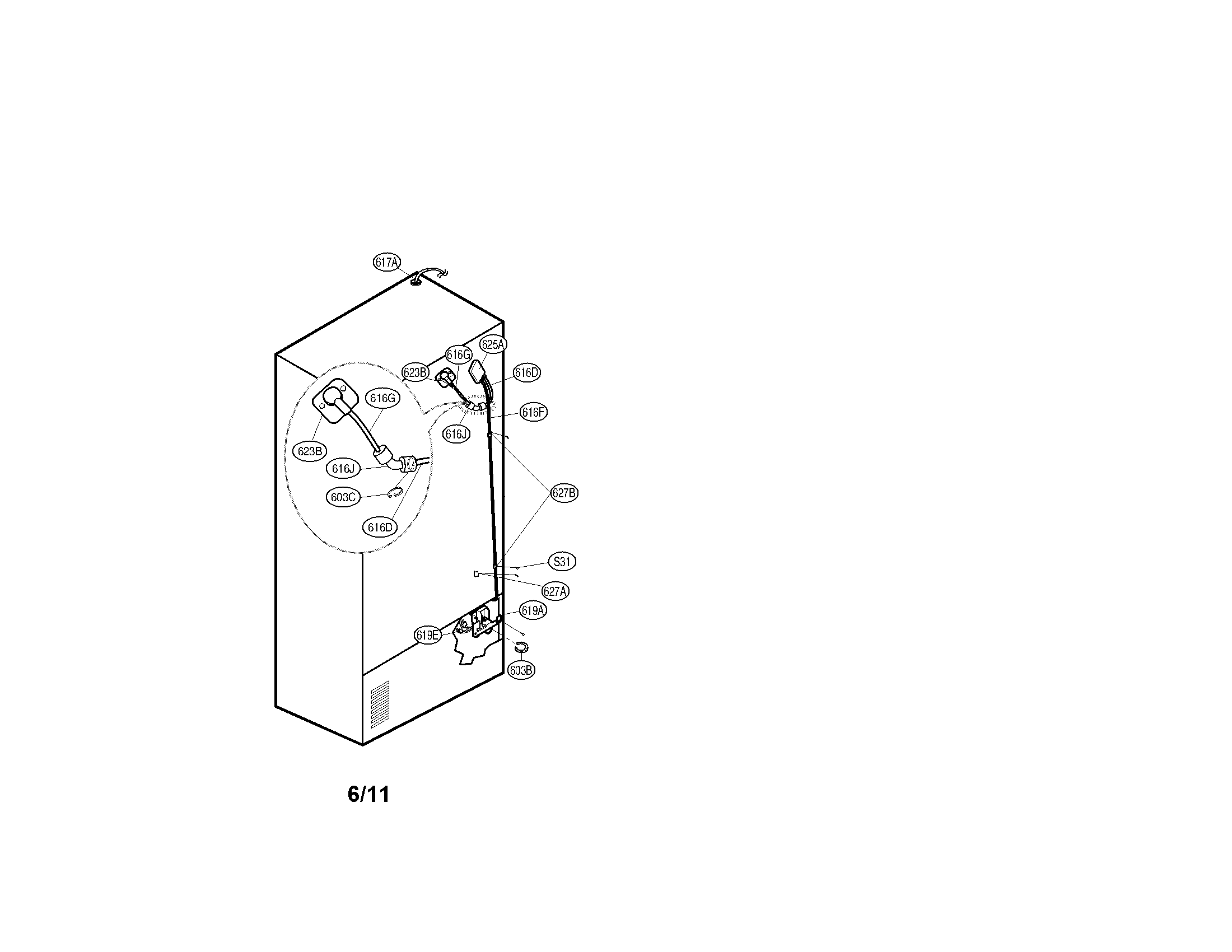 VALVE AND WATER TUBE PARTS