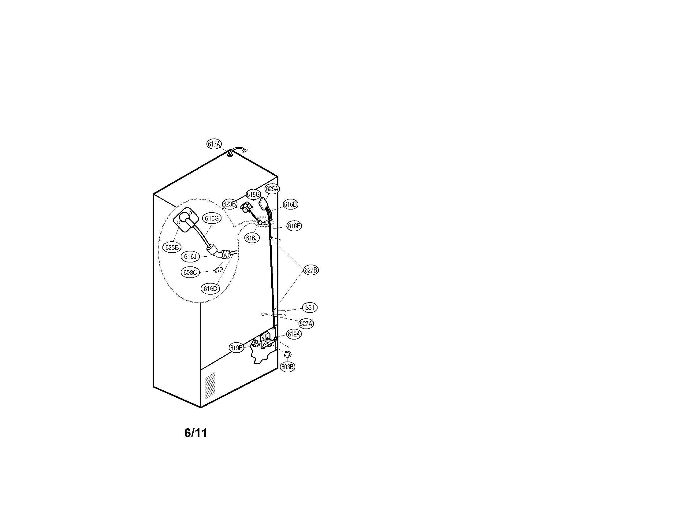 VALVE AND WATER TUBE PARTS