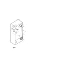 Kenmore Elite 79571052012 valve and water tube parts diagram