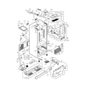 Kenmore Elite 79571052012 case parts diagram