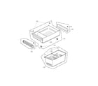 Kenmore Elite 79571052012 freezer parts diagram