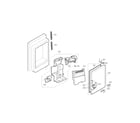 Kenmore Elite 79571052012 icemaker and ice bin parts diagram