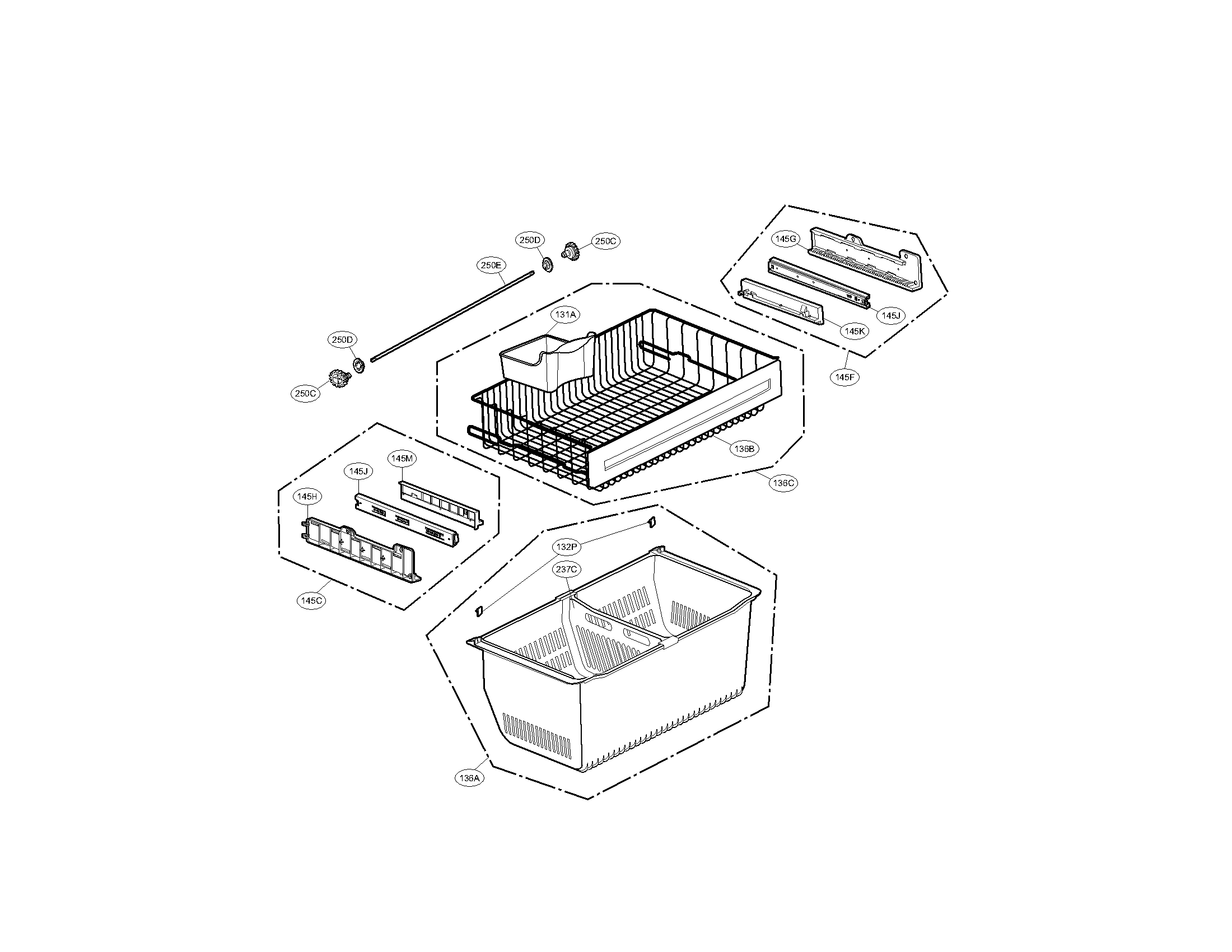 Freezer parts