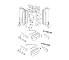 Kenmore Elite 79571079012 door parts diagram