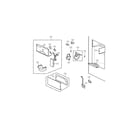 Kenmore Elite 79571079012 dispenser parts diagram