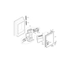 Kenmore Elite 79571079012 icemaker and ice bin parts diagram