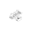 Kenmore 79571602011 freezer parts diagram
