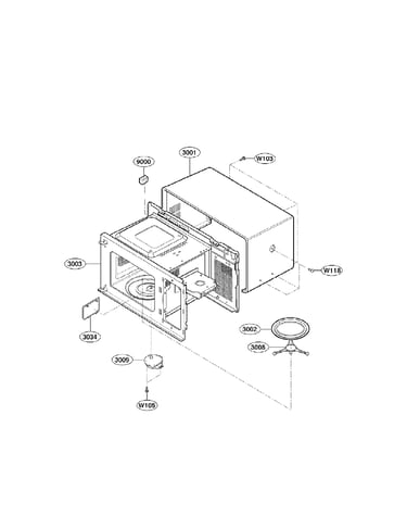 Oven cavity parts