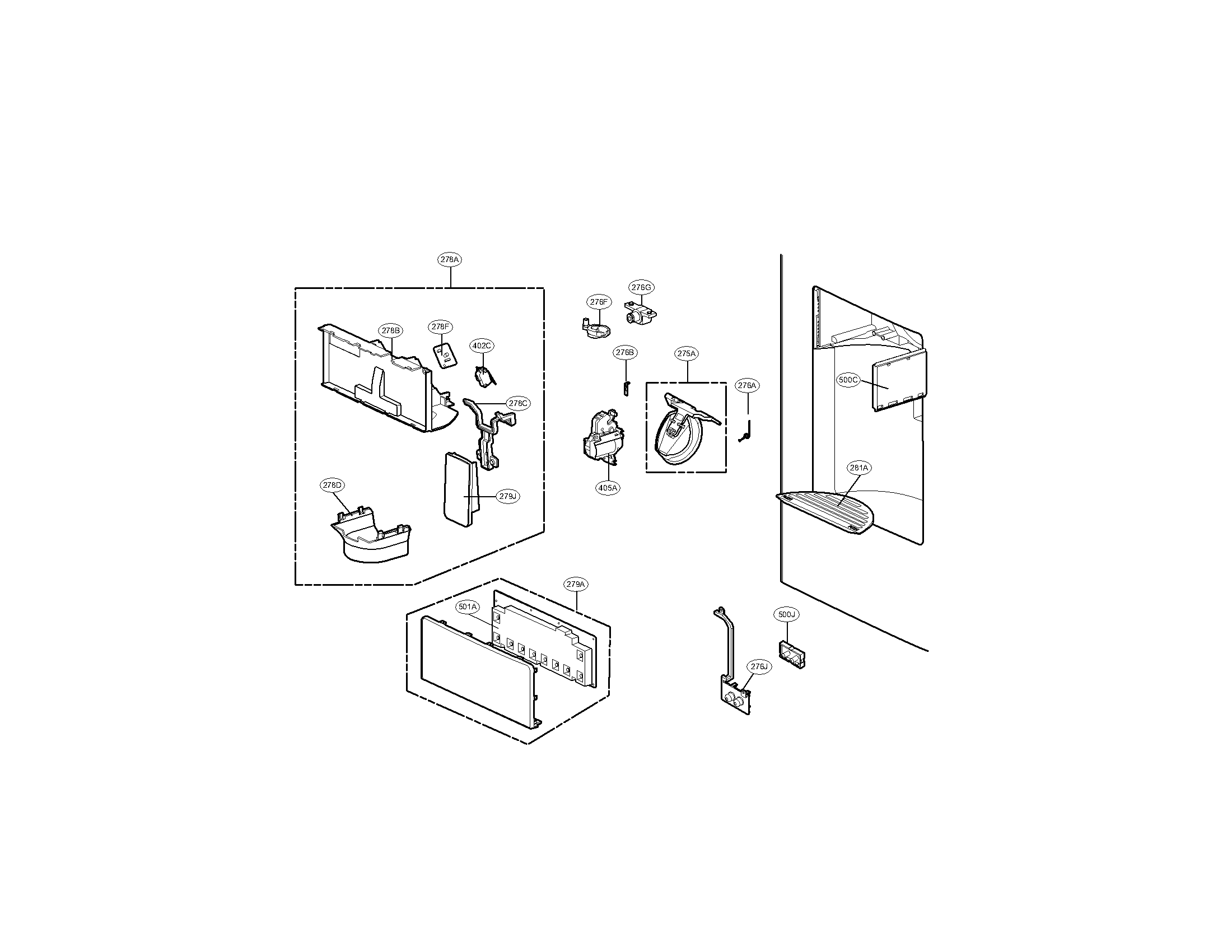 DISPENSER PARTS