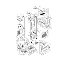 Kenmore Elite 79571049012 case parts diagram