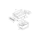 Kenmore Elite 79571043011 freezer parts diagram