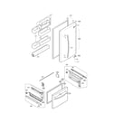 Kenmore 79576209901 door parts diagram
