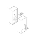Kenmore 79576209901 water and icemaker part diagram