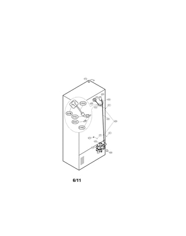 Valve and water tube parts