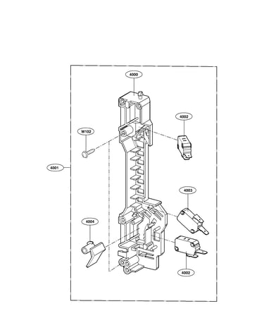 Latch board parts