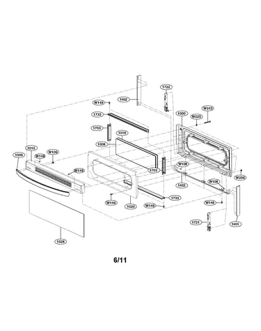 Upper door parts