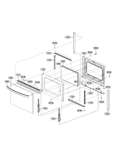Lower door parts