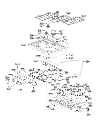 Cooktop parts