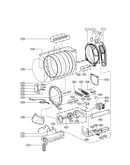 Drum and motor assembly parts