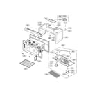 LG LMV2015ST/00 oven cavity parts diagram