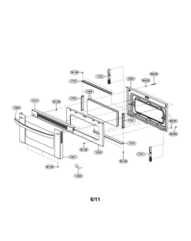 Upper door parts