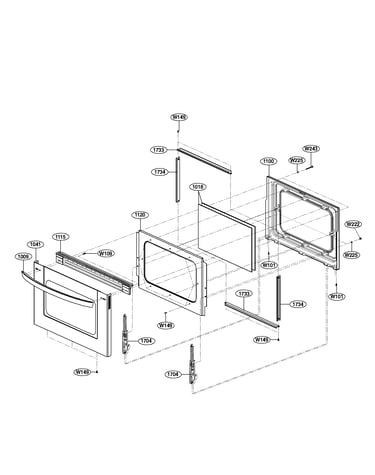 Lower door parts