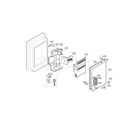Kenmore 79572022110 ice maker & ice bank parts diagram