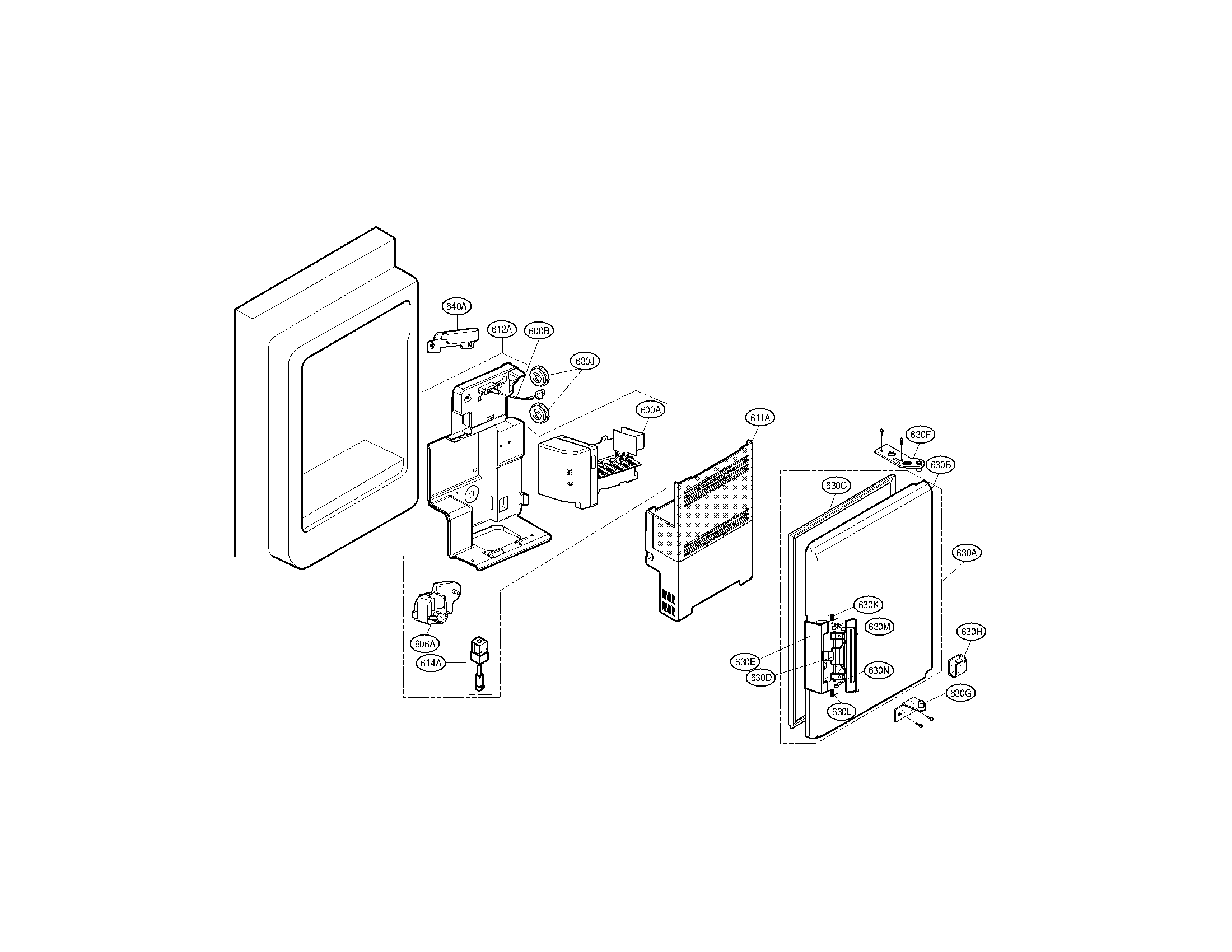 Ice maker & ice bank parts