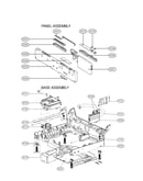 Panel and base assembly parts