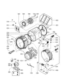 Drum and tub assembly parts
