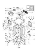 Cabinet and control panel assembly parts