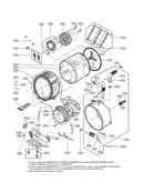 Drum and tub assembly parts