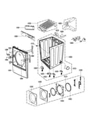 Cabinet and door assembly parts