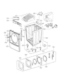 Cabinet and door assembly parts