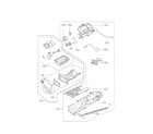 Kenmore Elite 79681549110 panel drawer assembly and guide assembly parts diagram