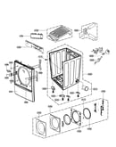 Cabinet and door assembly parts
