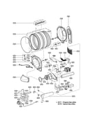 Drum and motor assembly parts
