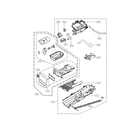 Kenmore Elite 79691542110 panel drawer assembly and guide assembly parts diagram