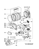 Drum and motor assembly parts