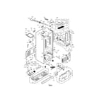 LG LFX28979SB/00 case parts diagram