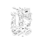 LG LFX28979SW/00 case parts diagram