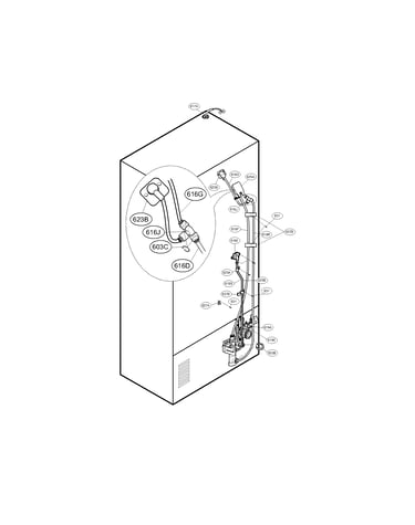 Valve and water tube parts