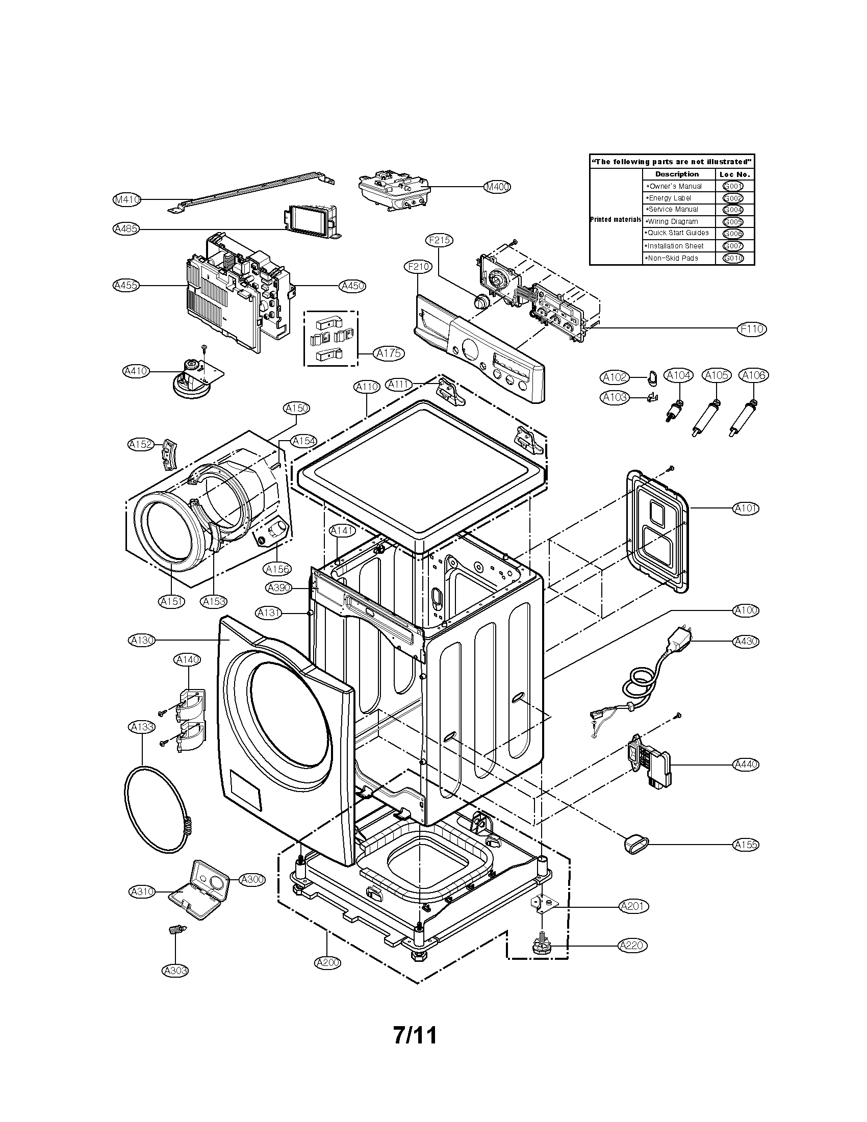 Cabinet and control panel assembly