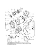 Drum and tub assembly