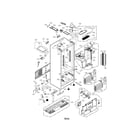 LG LFX31925ST/00 case parts diagram