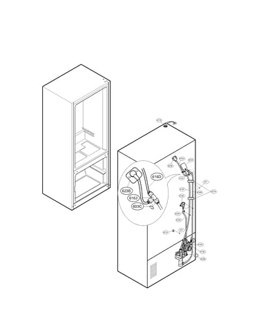 Valve and water tube parts