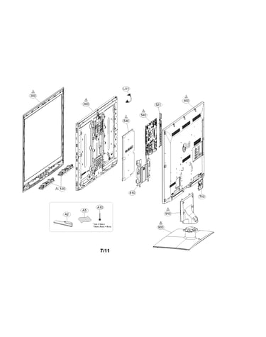 Exploded view parts